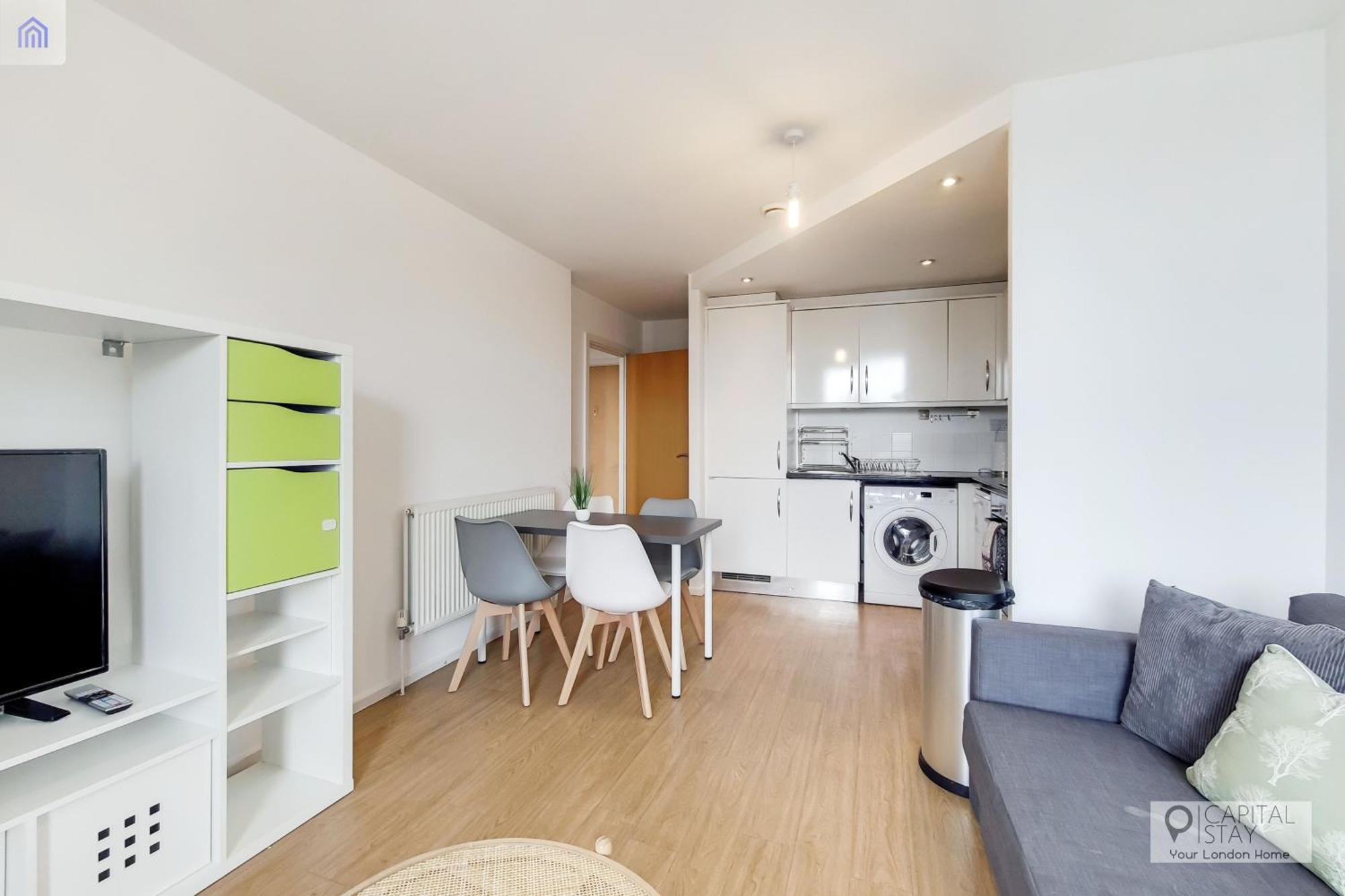 Fully Serviced Two Bed Apartment By Excel & O2 Londen Buitenkant foto