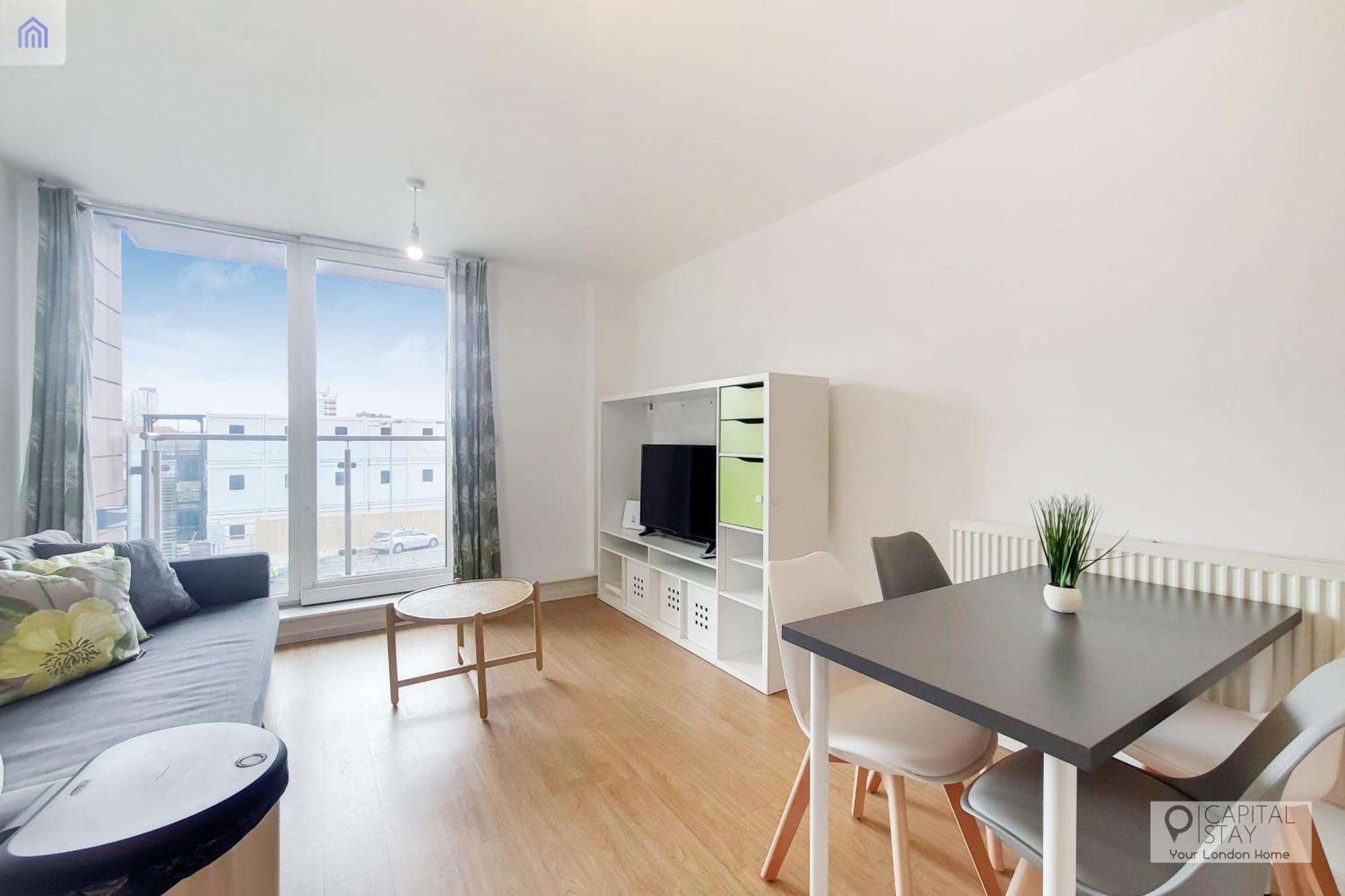 Fully Serviced Two Bed Apartment By Excel & O2 Londen Buitenkant foto
